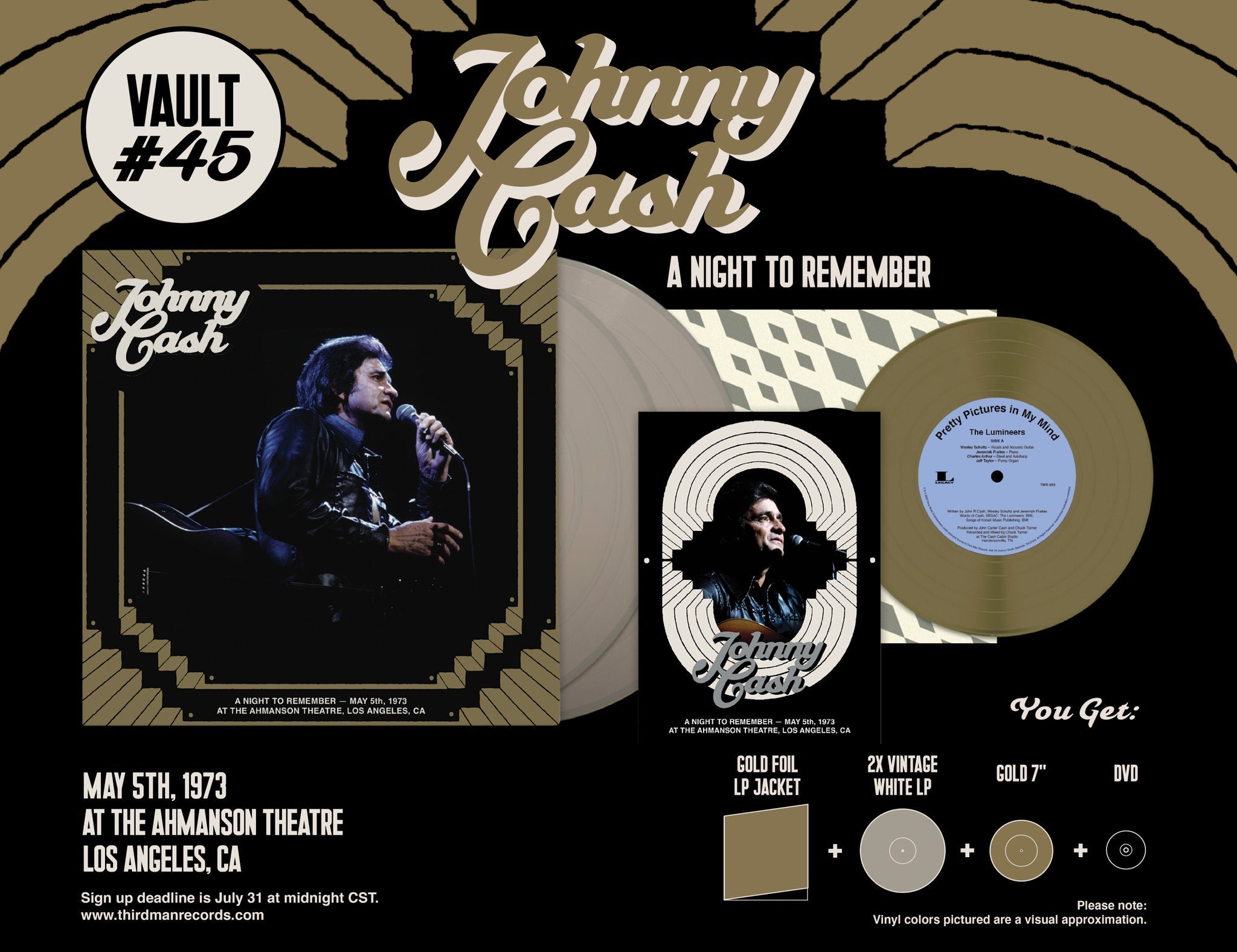 Vault #45: Johnny Cash - A Night To Remember – Third Man Records