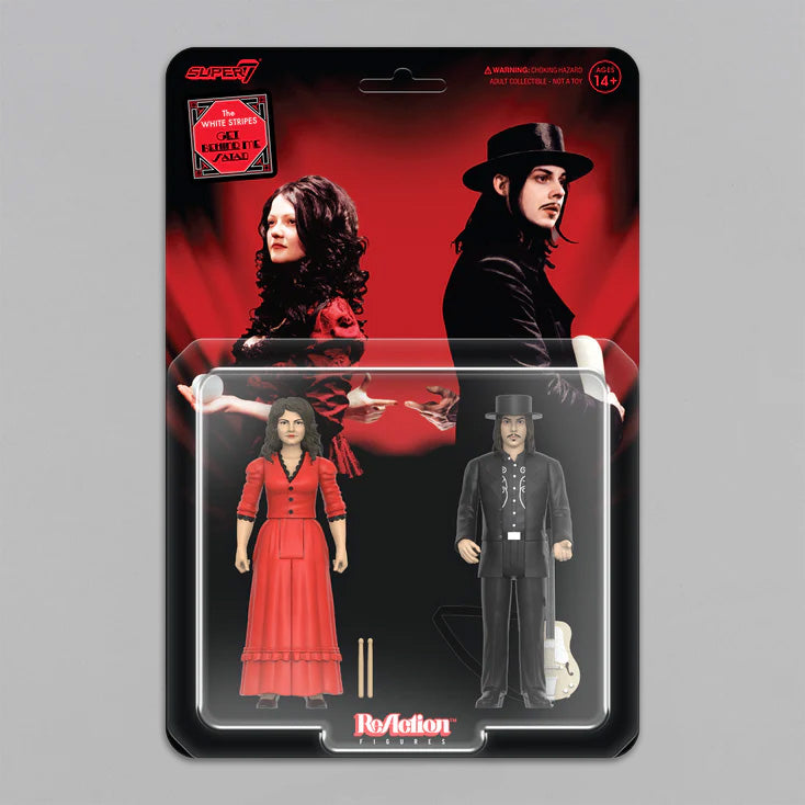T*e様 【人気色美品】 CB THE THREE STRIPES The White Stripes 2-Pack (Get Behind Me Satan) Action Figures