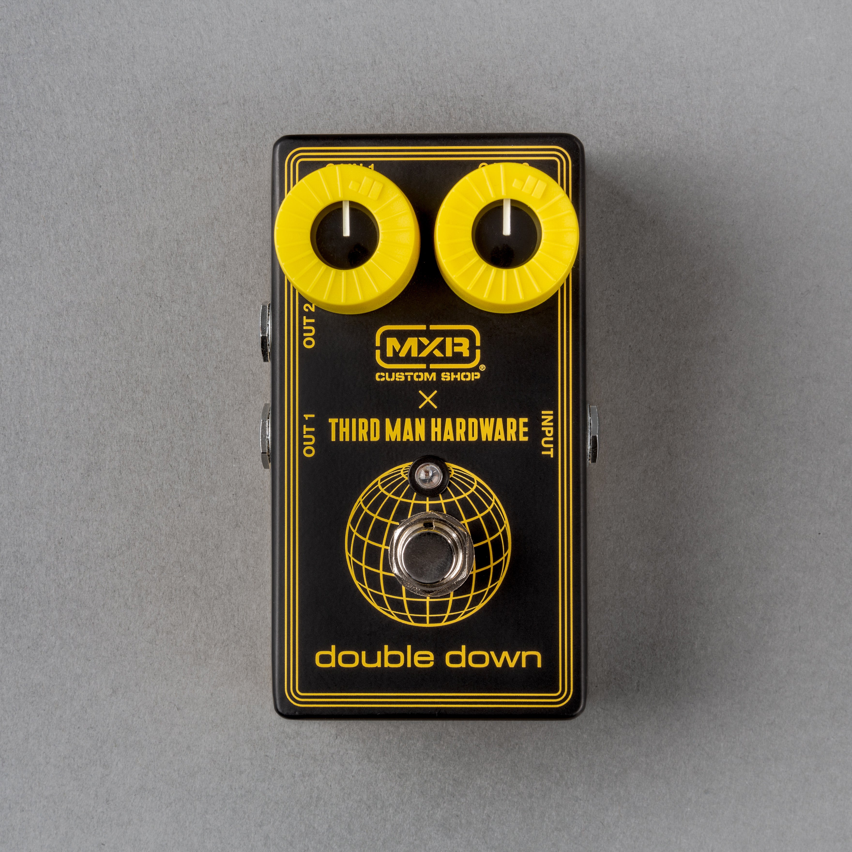double down pedal Third Man Hardware x MXR Double Down Black Pedal