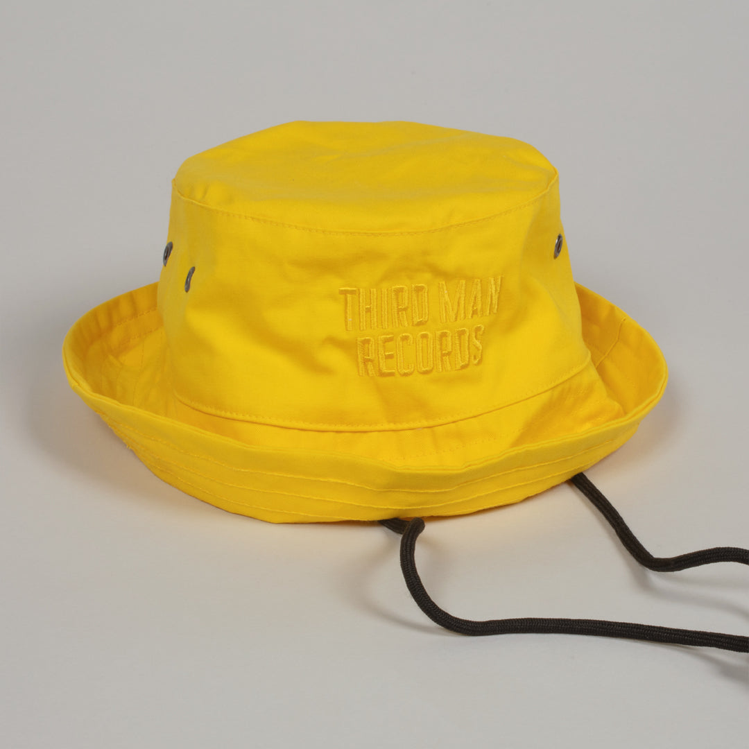 Drawstring Embroidered Bucket Hat