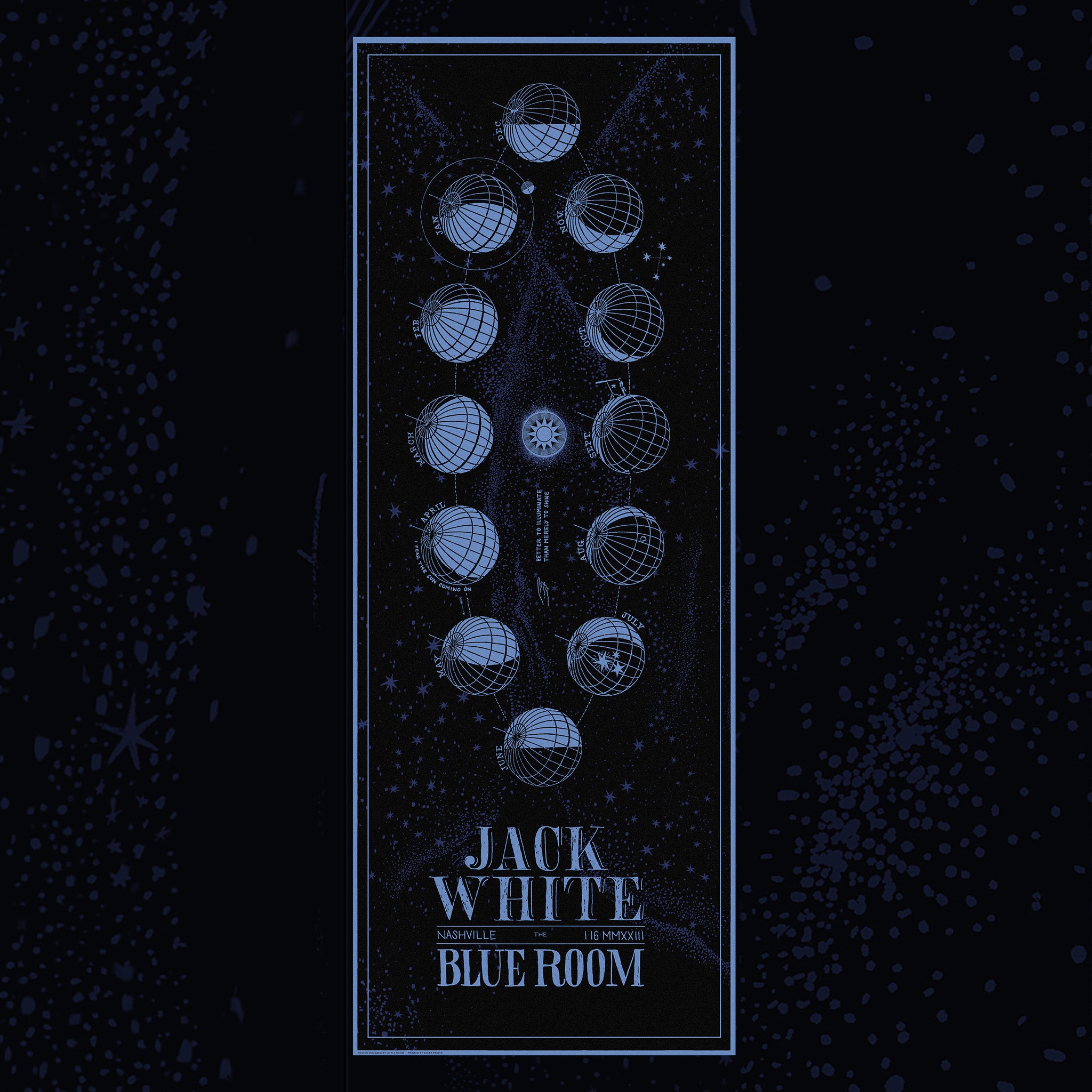 Jack White Live at the Blue Room Posters