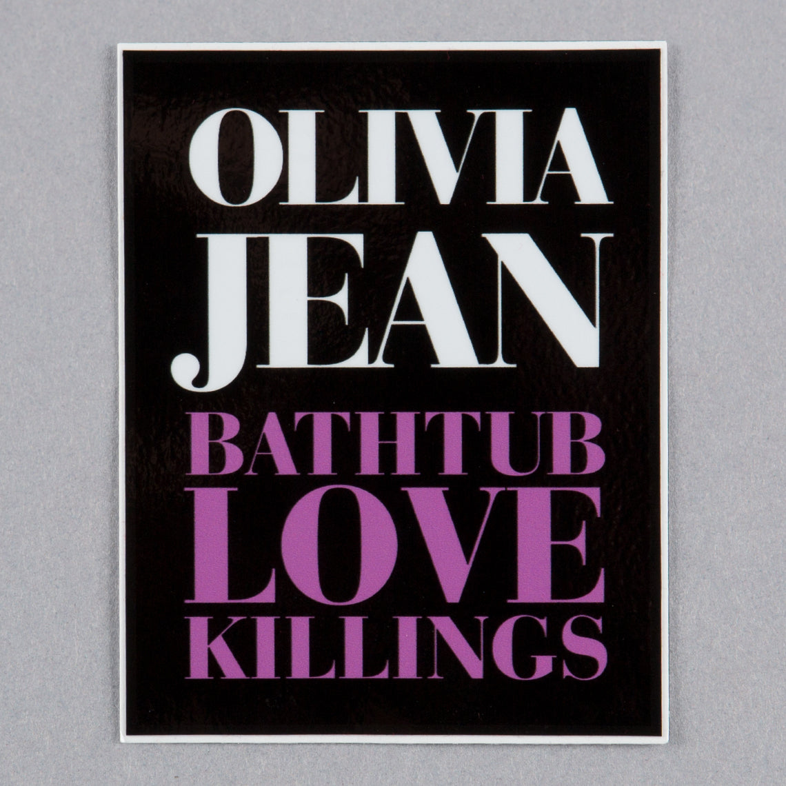 Bathtub Love Killings Sticker