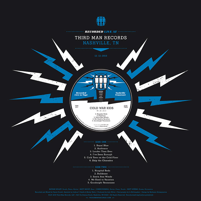 Cold War Kids Live at Third Man – Third Man Records