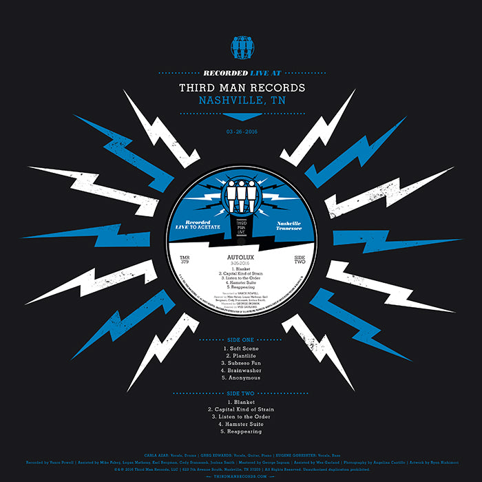 Autolux: Live at Third Man Records – Third Man Records – Official Store