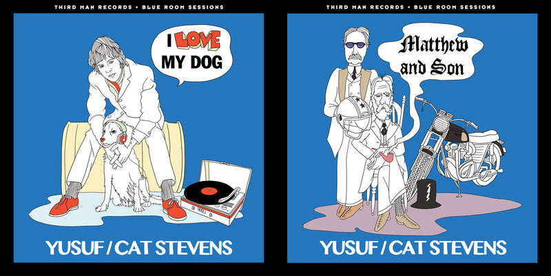 YUSUF/CAT STEVENS BLUE ROOM SESSIONS 7" SINGLE