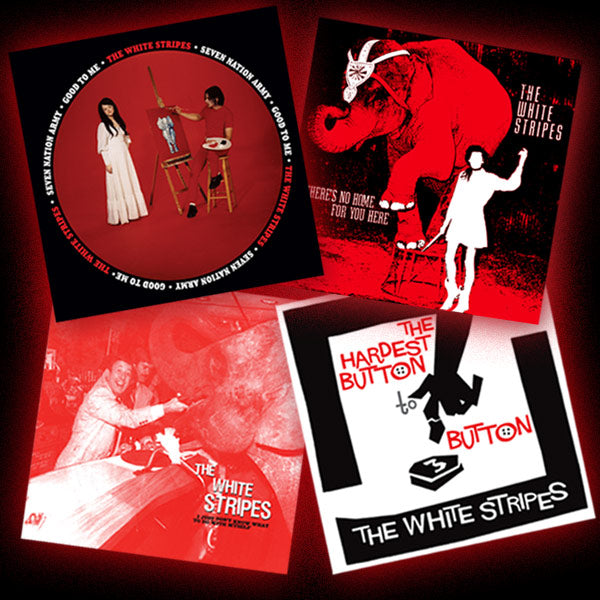 White Stripes Elephant Era Singles