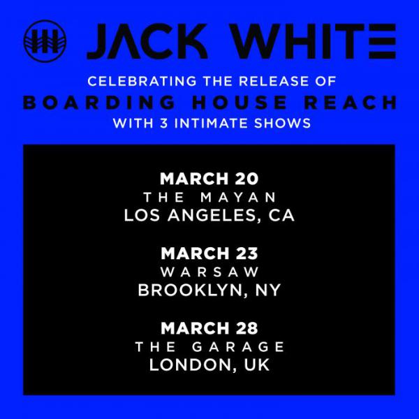JACK WHITE IN LA, BROOKLYN & LONDON