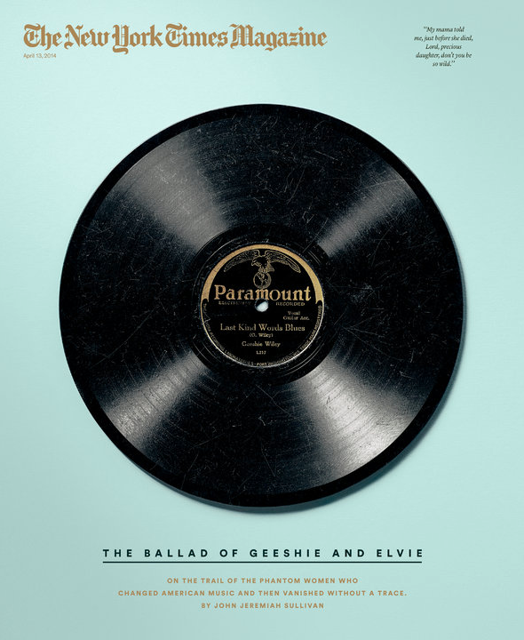 NYTimes Magazine Covers Geeshie Wiley and Elvie Thomas