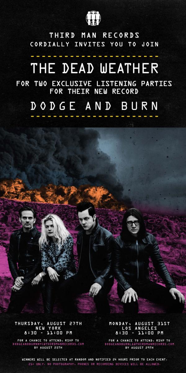 Additional DODGE AND BURN Listening Parties