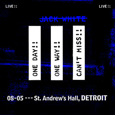 VAULT PRE-SALE TO JACK WHITE'S NEWLY ADDED SHOW IN DETROIT!