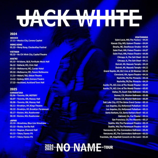 VAULT PRESALE INFO FOR JACK WHITE'S 2024/2025 TOUR
