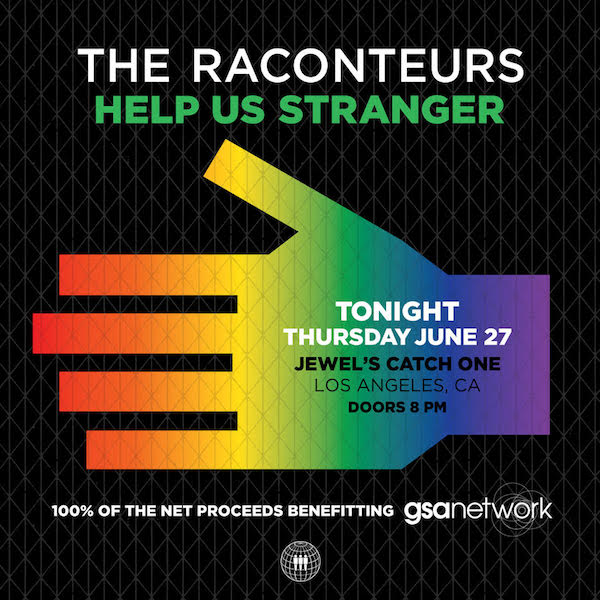 THE RACONTEURS INTIMATE SHOW IN LOS ANGELES TONIGHT