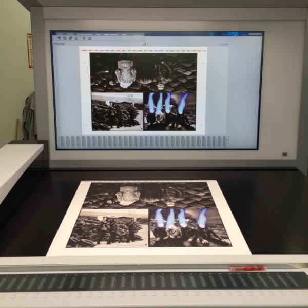 Dodge And Burn LP jackets on the printing press