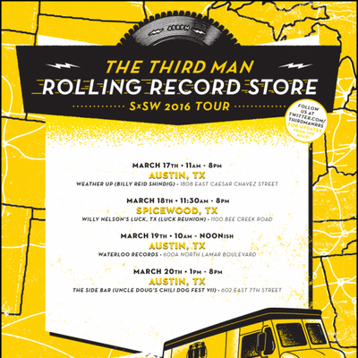 Rolling Record Store & New Merch at SXSW