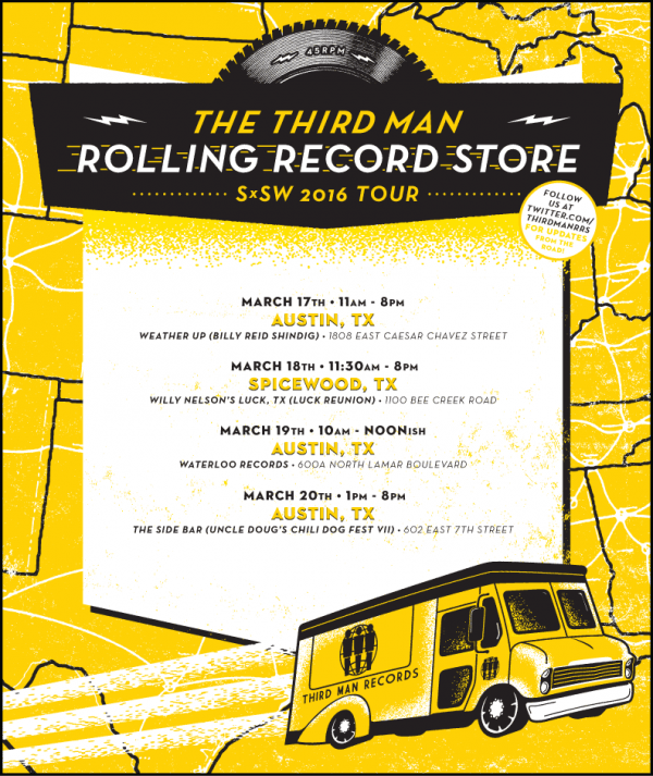 Rolling Record Store & New Merch at SXSW