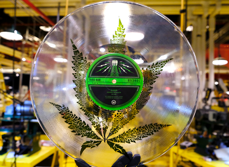 SLEEP & THIRD MAN RECORDS  UNVEIL DELUXE PRESSING OF LEAVES BENEATH,  WITH ACTUAL CANNABIS LEAVES IN THE VINYL