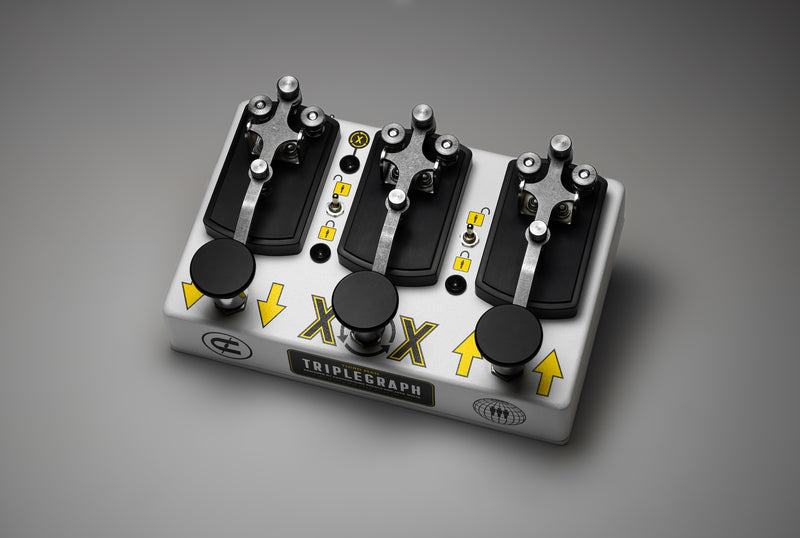 TMH x CopperSound Release Limited-Edition White Colorway of Their Collaborative Telegraph Digital Octave Pedal
