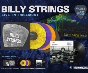 Third Man Records, In Collaboration With Reprise Records, Announces Vault Package #66: Billy Strings Live In Rosemont + The Self-Titled EP
