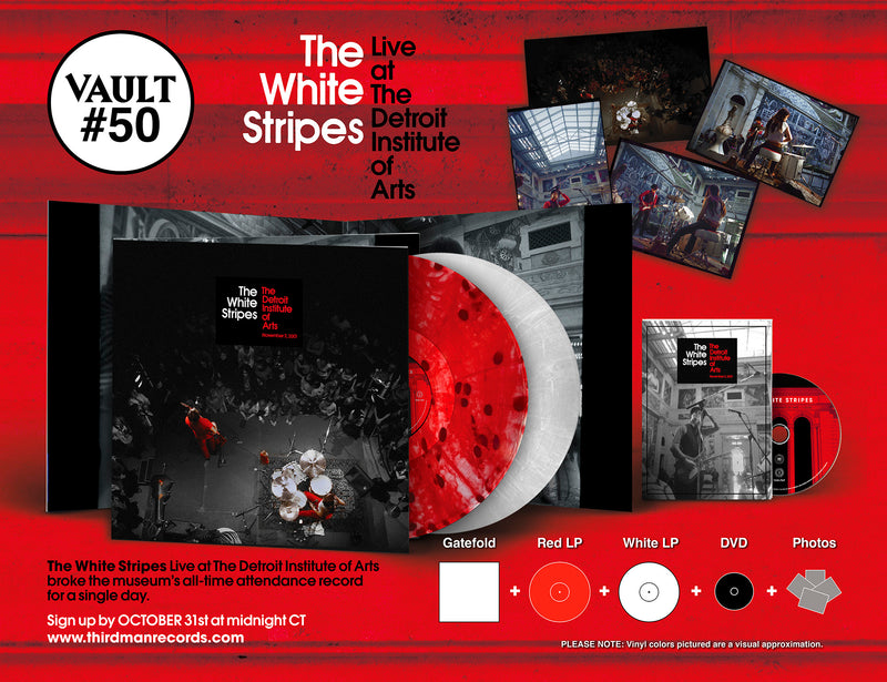 INTRODUCING VAULT #50: THE WHITE STRIPES LIVE AT THE DETROIT INSTITUTE OF ARTS