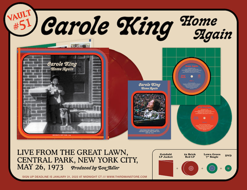 INTRODUCING VAULT #51: CAROLE KING - HOME AGAIN