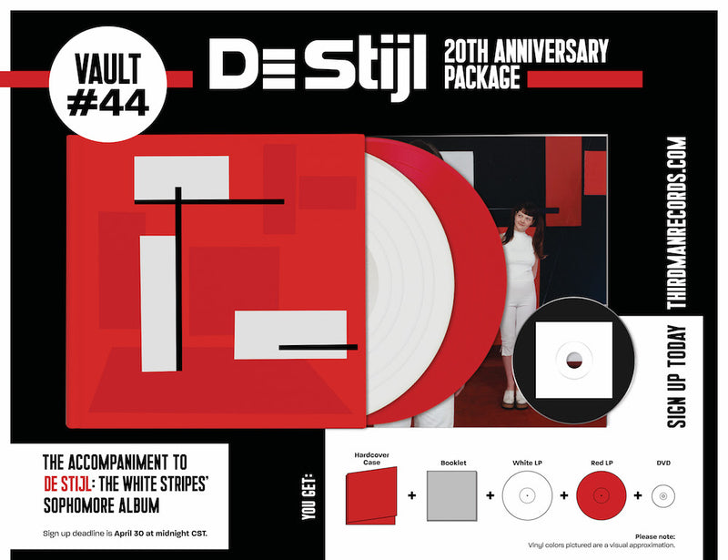 INTRODUCING VAULT PACKAGE #44: THE WHITE STRIPES ACCOMPANIMENT TO DE STIJL