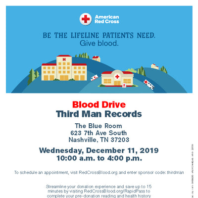 HOLIDAY BLOOD DRIVES: NASHVILLE & DETROIT