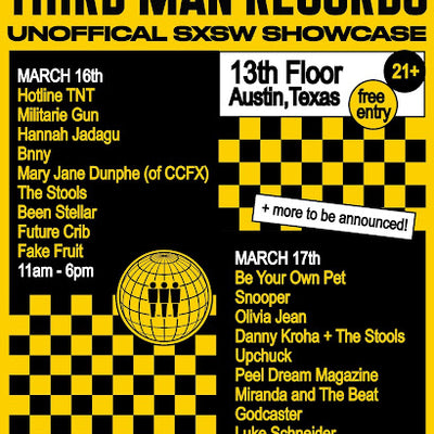 THIRD MAN RECORDS ANNOUNCES TWO-DAY BLOWOUT DURING SXSW 2023