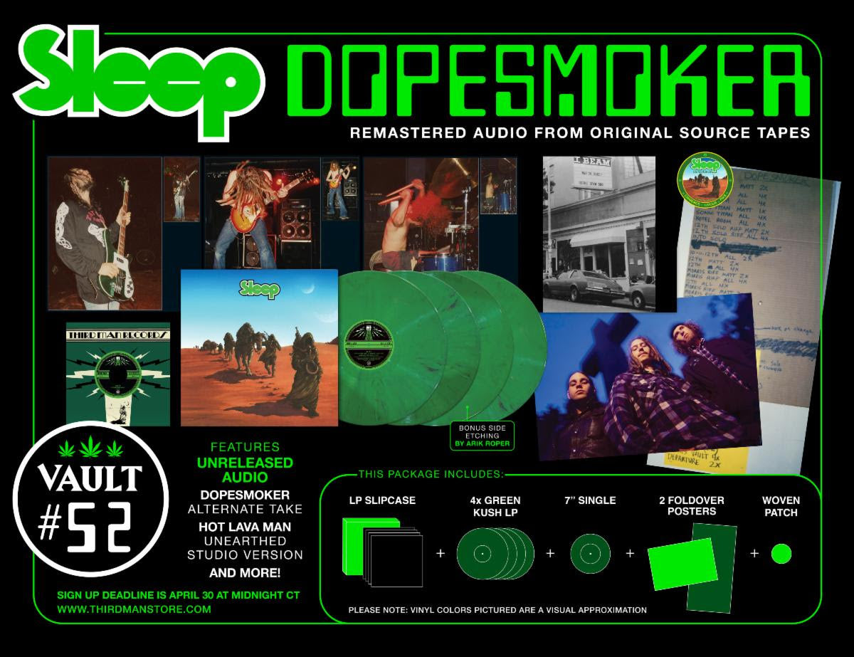 Vault #52: Sleep - Dopesmoker – Third Man Records – Official Store