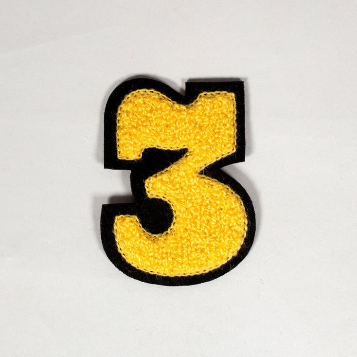 #3 Chenille Patch