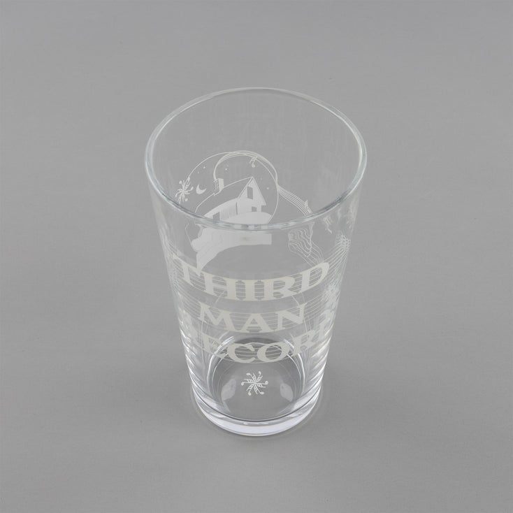 On a Comfy Holiday Pint Glass