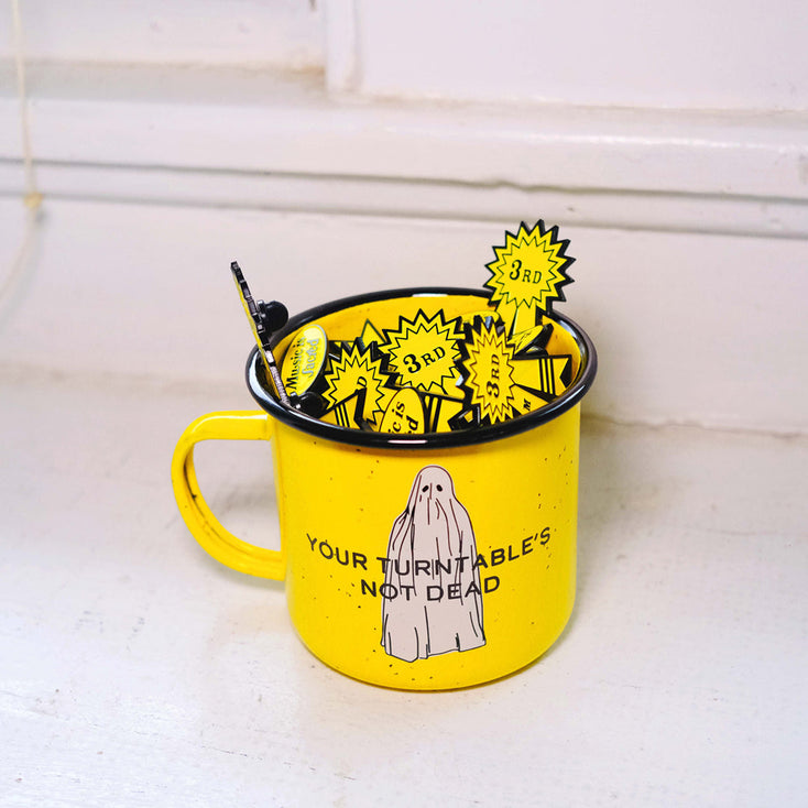Not Dead Enamel Mug