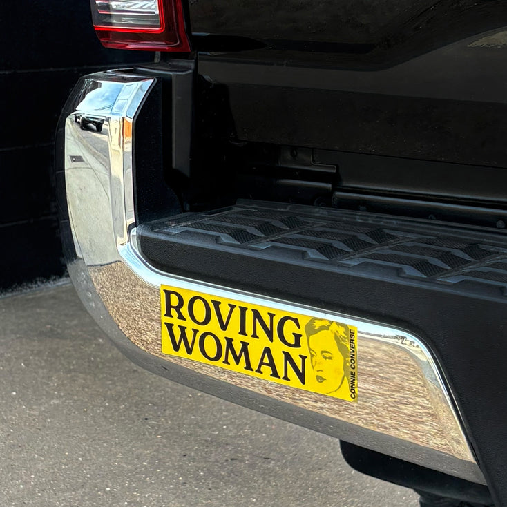 Roving Woman Bumper Sticker