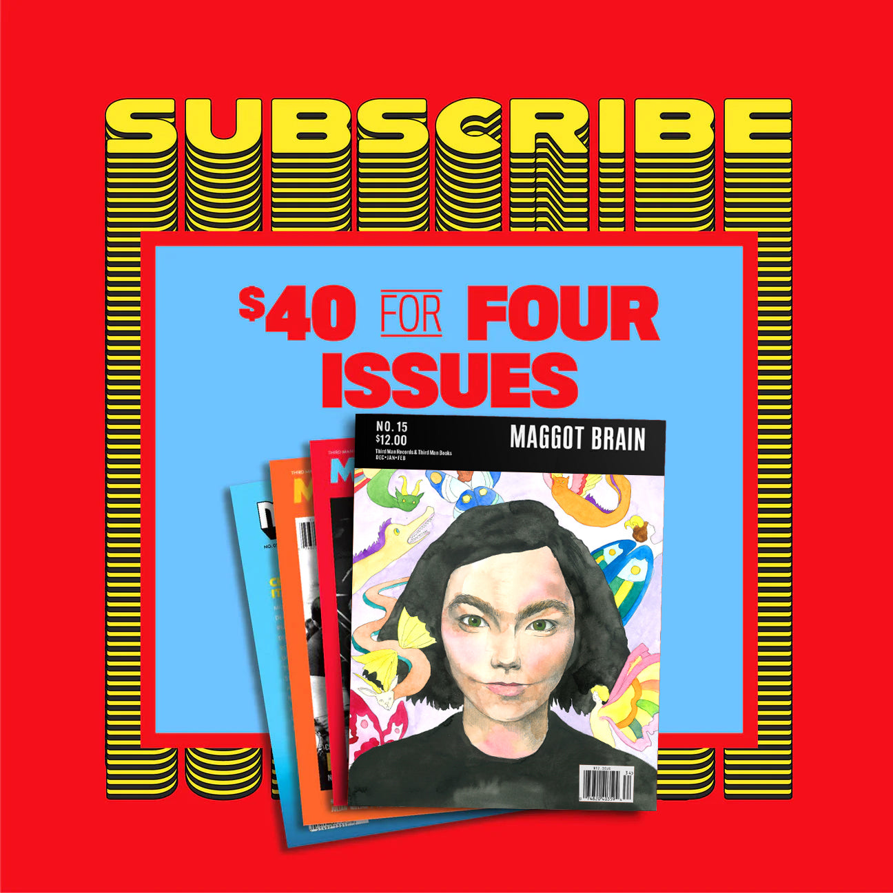Maggot Brain Magazine Quarterly Subscription Issues #15-18