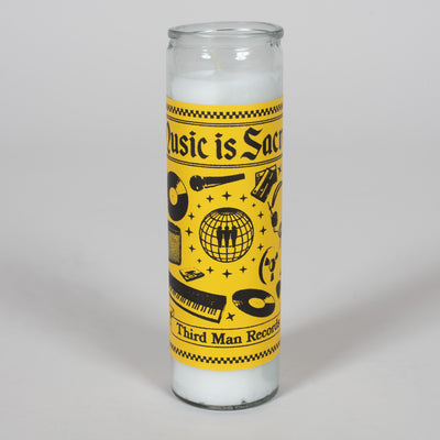 Music is Sacred Prayer Candle