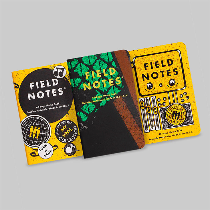 Field Notes x Recycled Third Man Poster 3 Pack Set