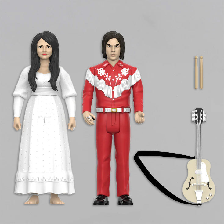 The White Stripes X Super 7:  Elephant Reaction Figures