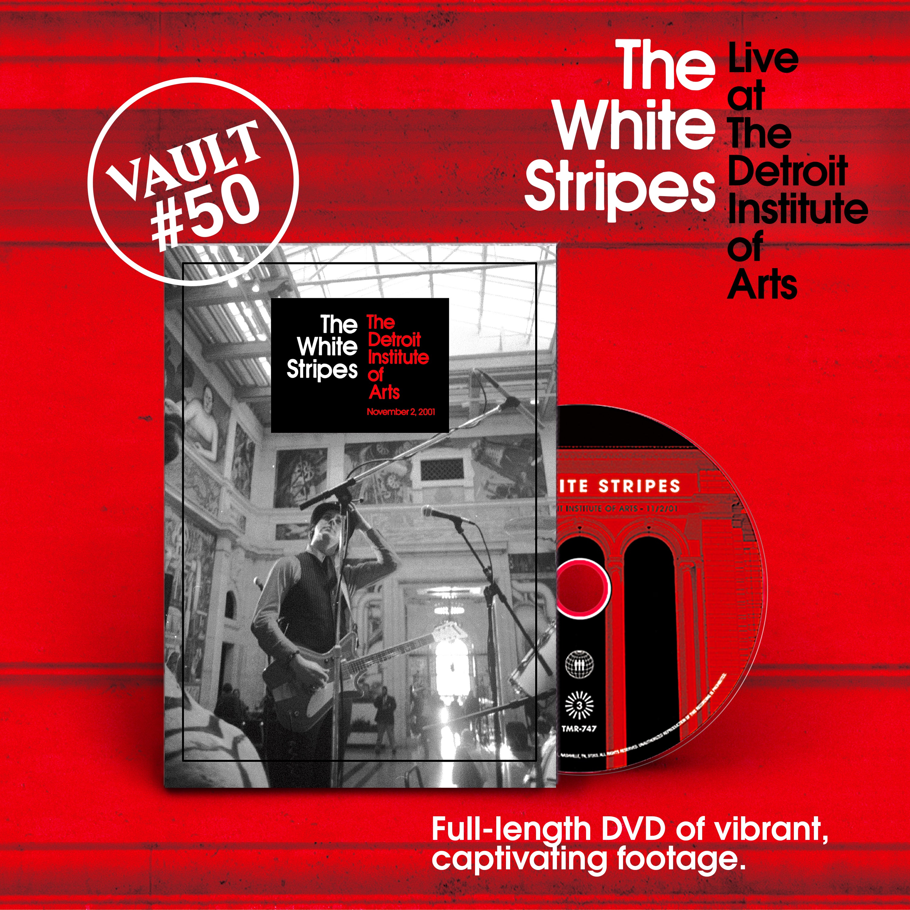 The White Stripes Vault #50 DVD ＆レコード Vault 50 The White Stripes Live at the Detroit Institute of Arts