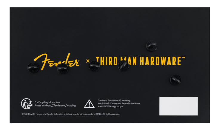 Fender® x Thirdman Hardware™ Lapel Pin Set