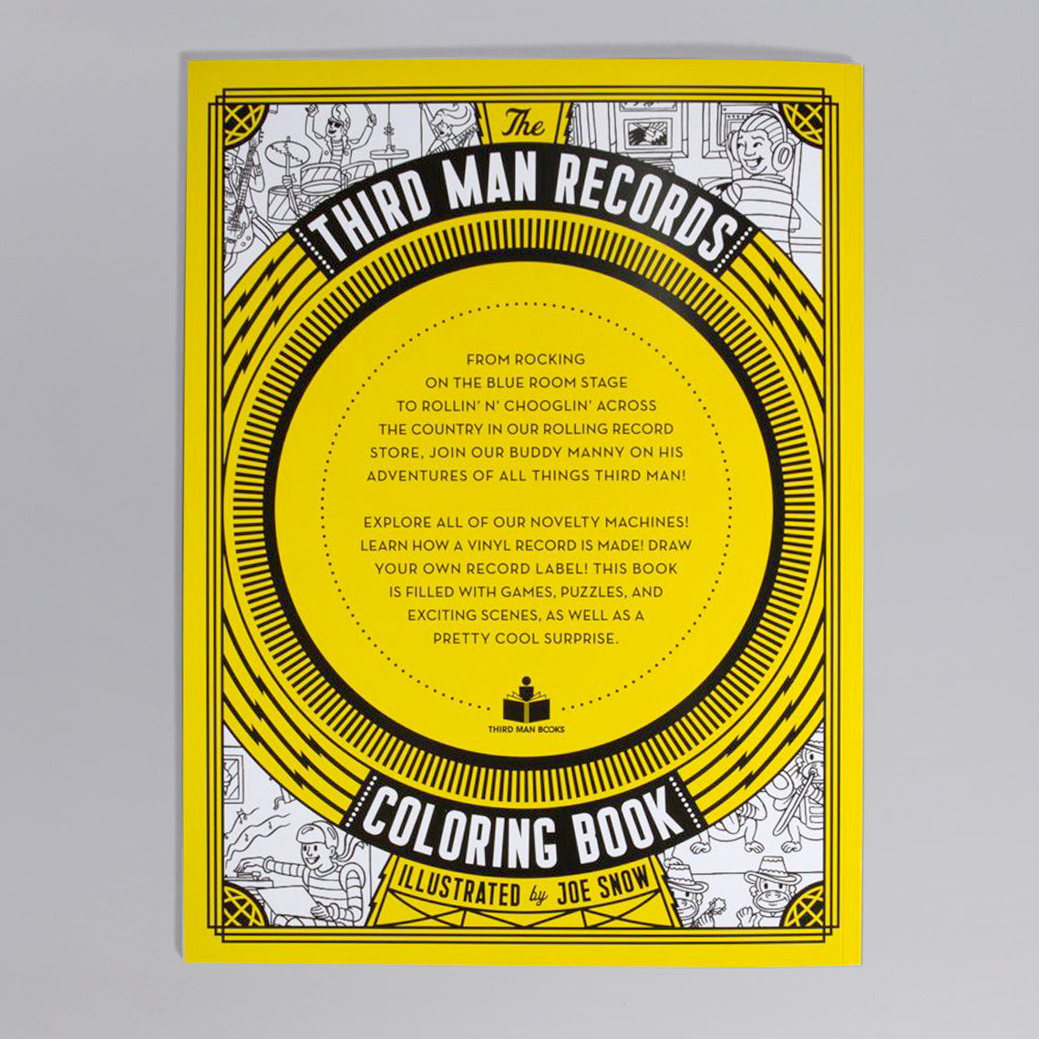 Third Man Records Illustrated Coloring Book Third Man Records