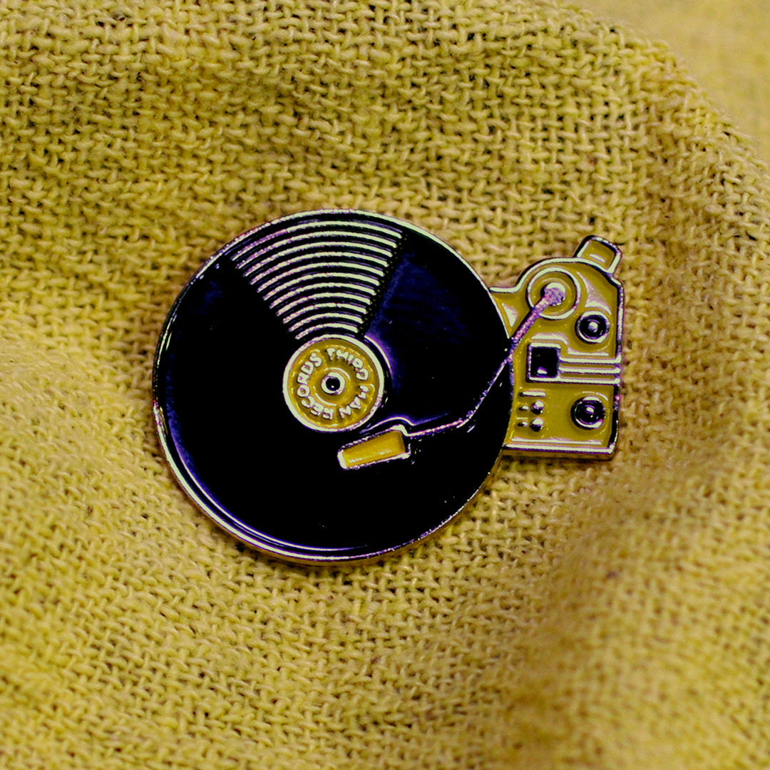 Turntable Lapel Pin