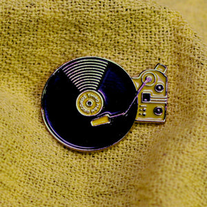 Turntable Lapel Pin