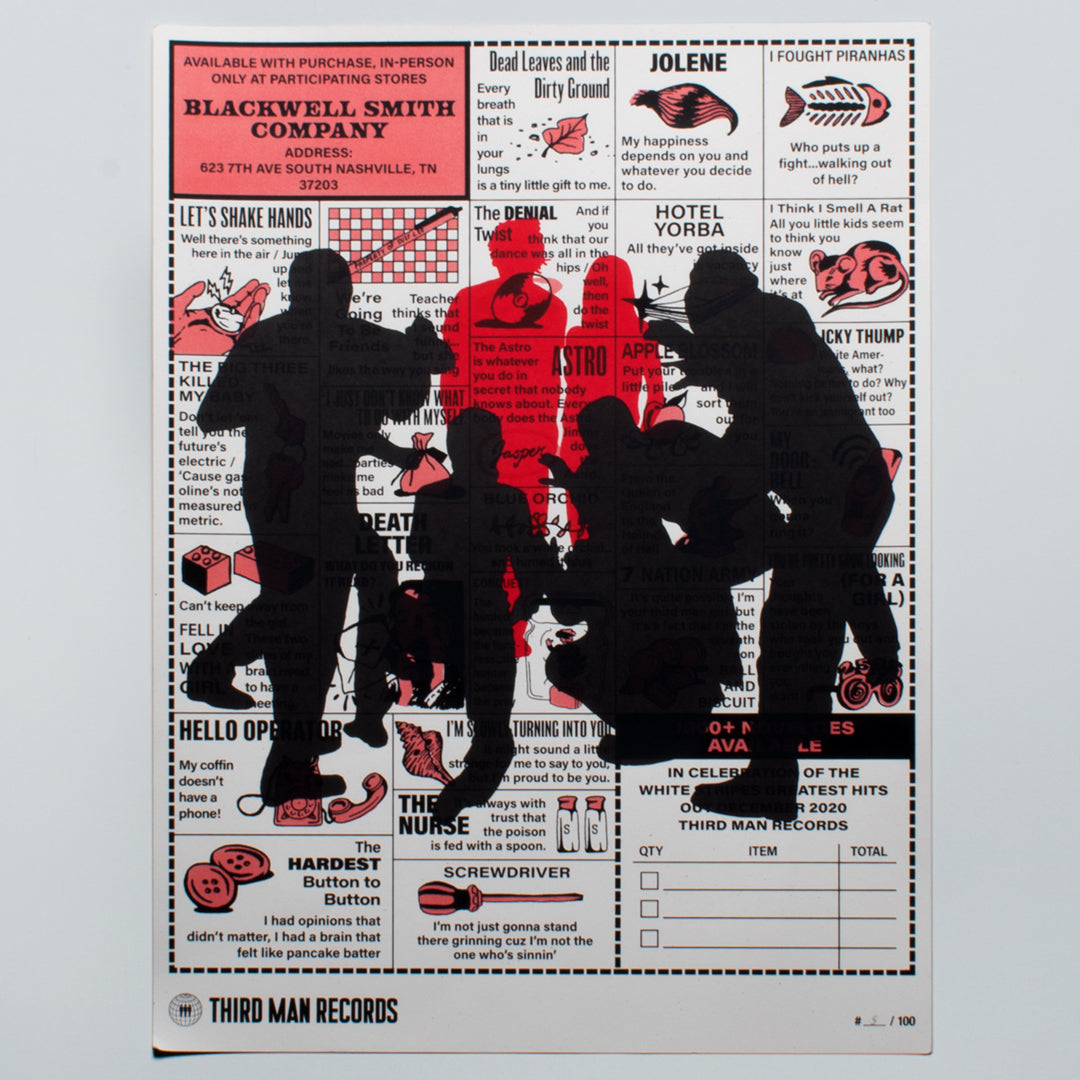 Blackwell Smith Catalog Limited Edition "White Blood Cells" Overprint Poster