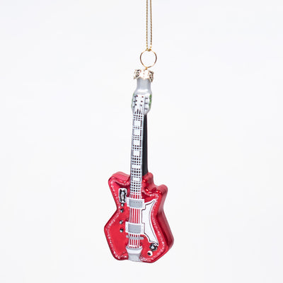 Blown Glass Airline Guitar Ornament