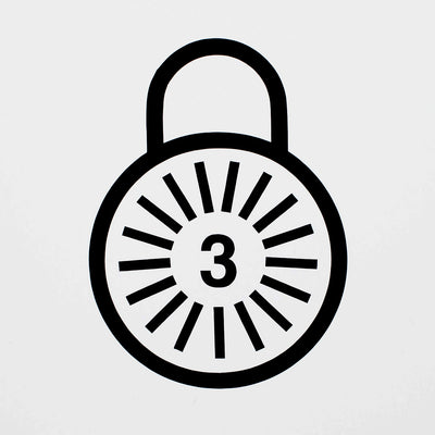 Vault Lock Logo Decal