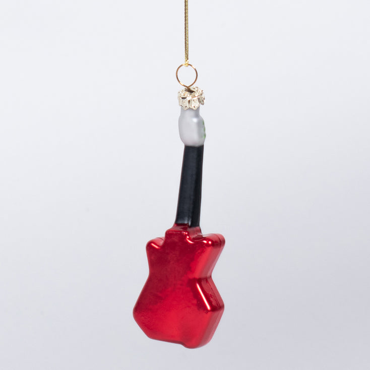 Blown Glass Airline Guitar Ornament