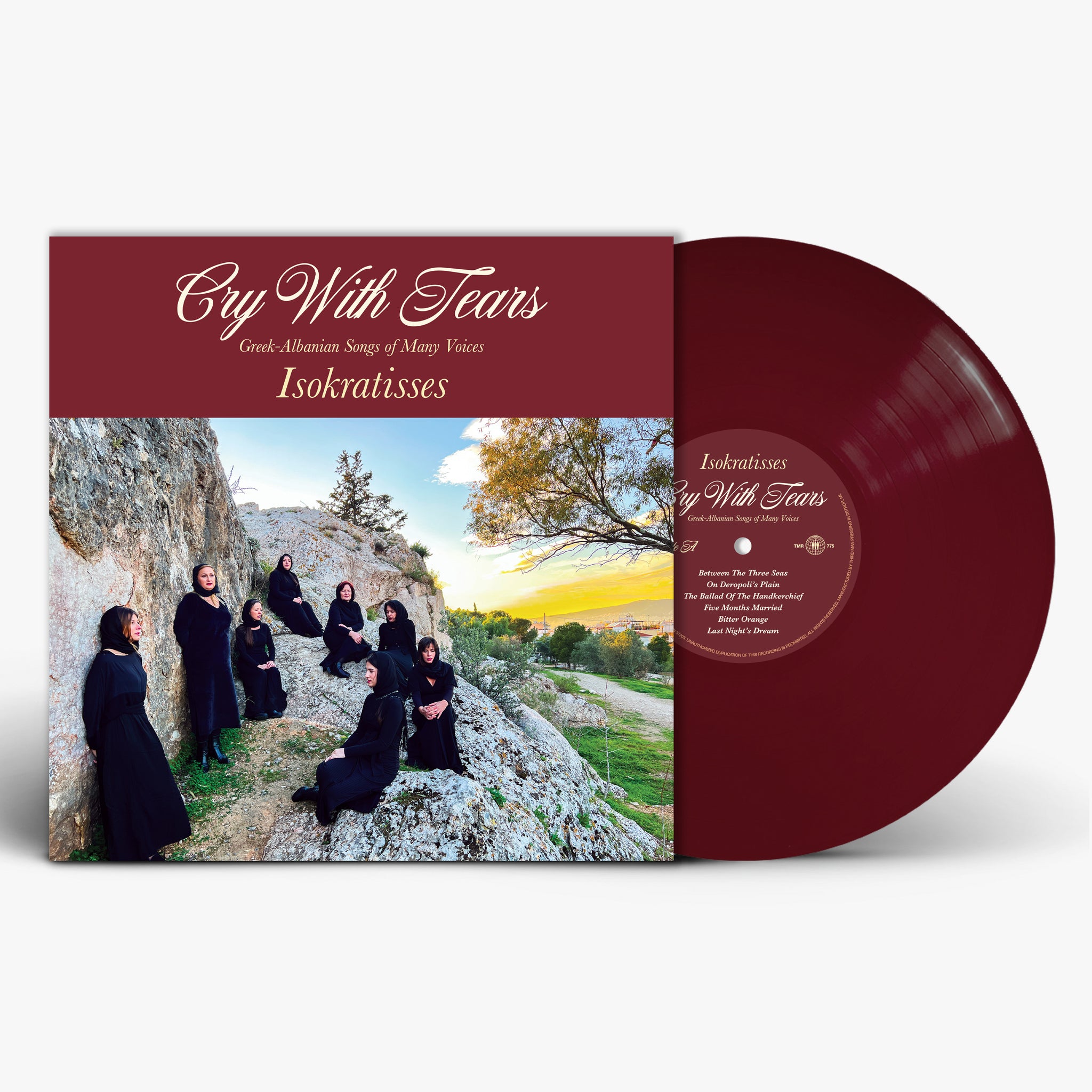Cry With Tears: Greek-Albanian Songs of Many Voices (Limited Edition Indie Exclusive Maroon Vinyl)