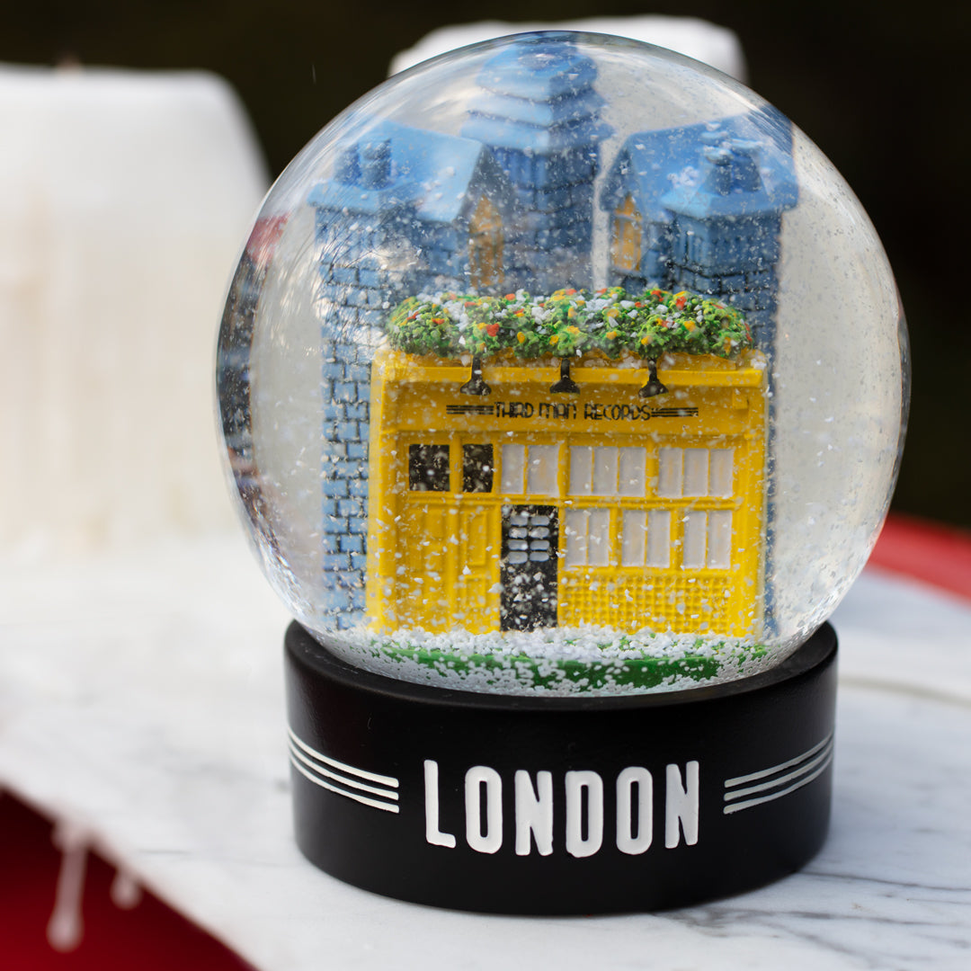 London Storefront Snow Globe