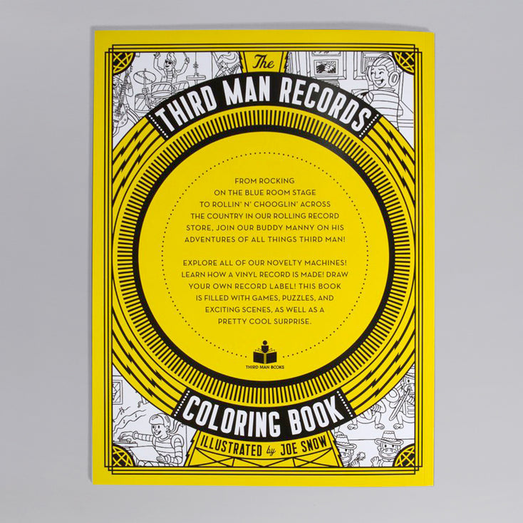 Third Man Records Illustrated Coloring Book