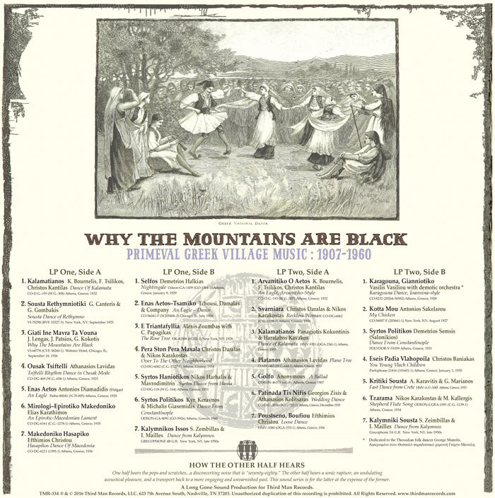 Why The Mountains Are Black: Primeval Greek Village Music 1907-1960