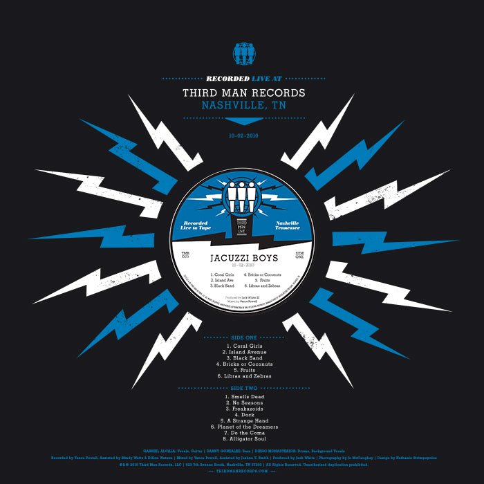 Jacuzzi Boys: Live at Third Man – Third Man Records – Official Store